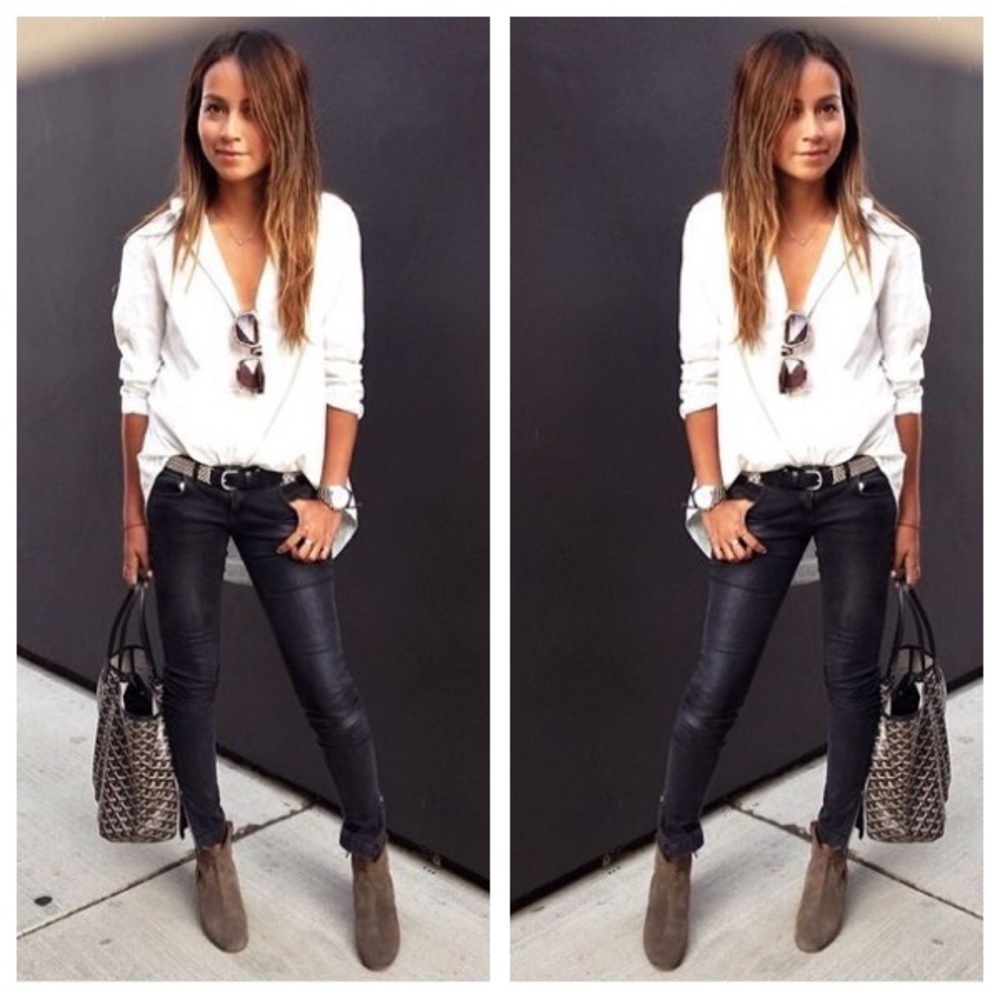 Auth 7 Seven Coated Jeans